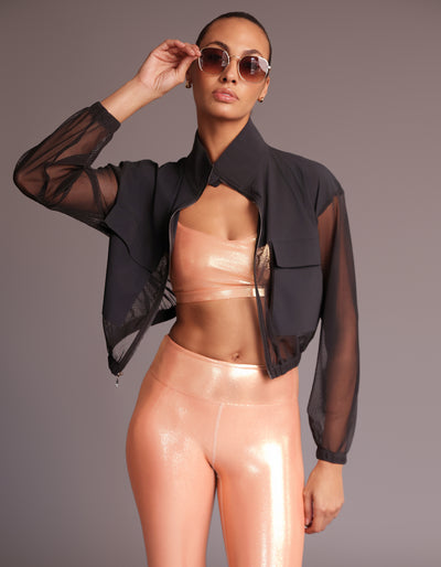 ILLUSION JACKET [BLACK]