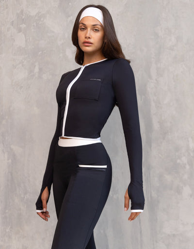 Skylar Jacket [Black/White]