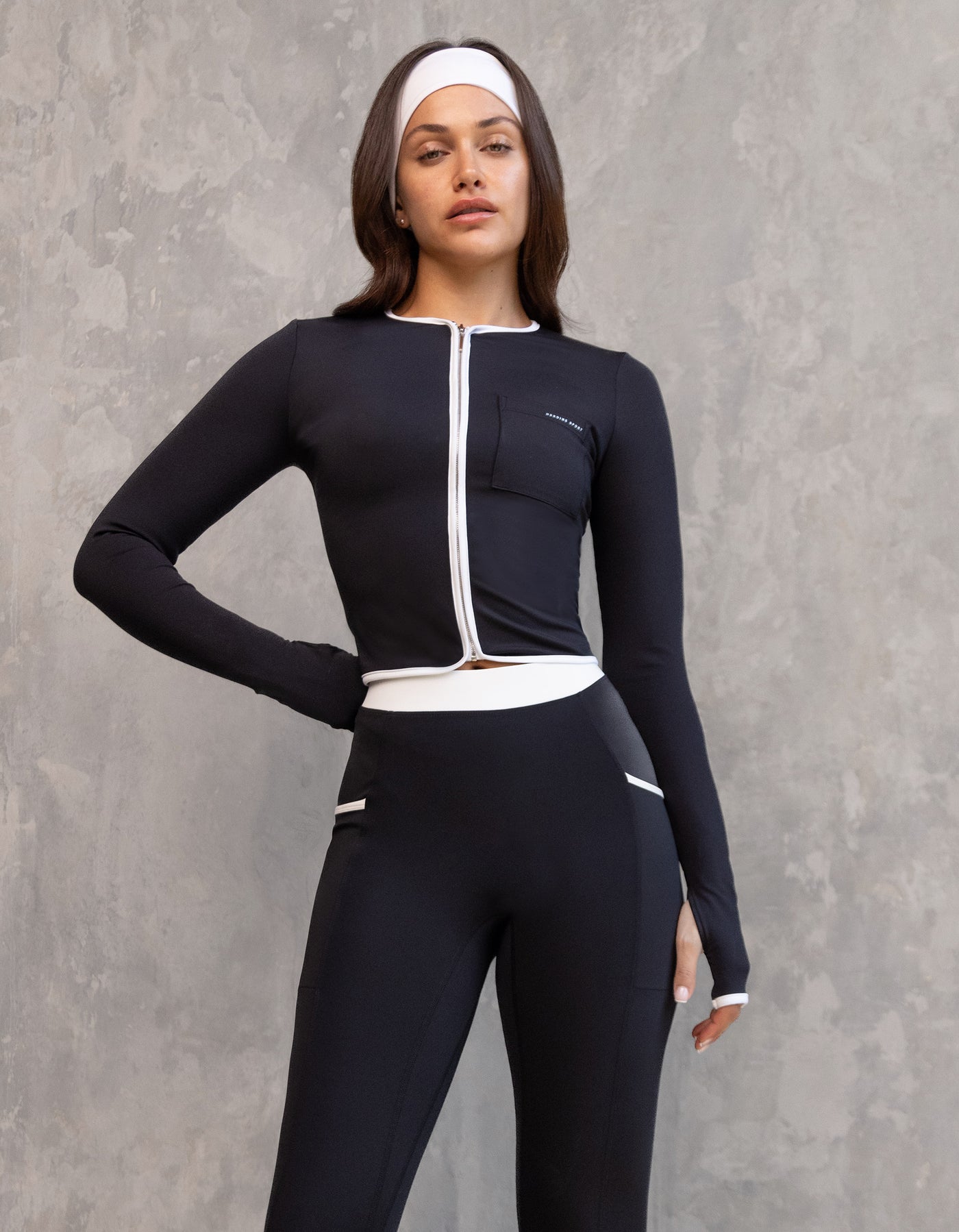Skylar Jacket [Black/White]