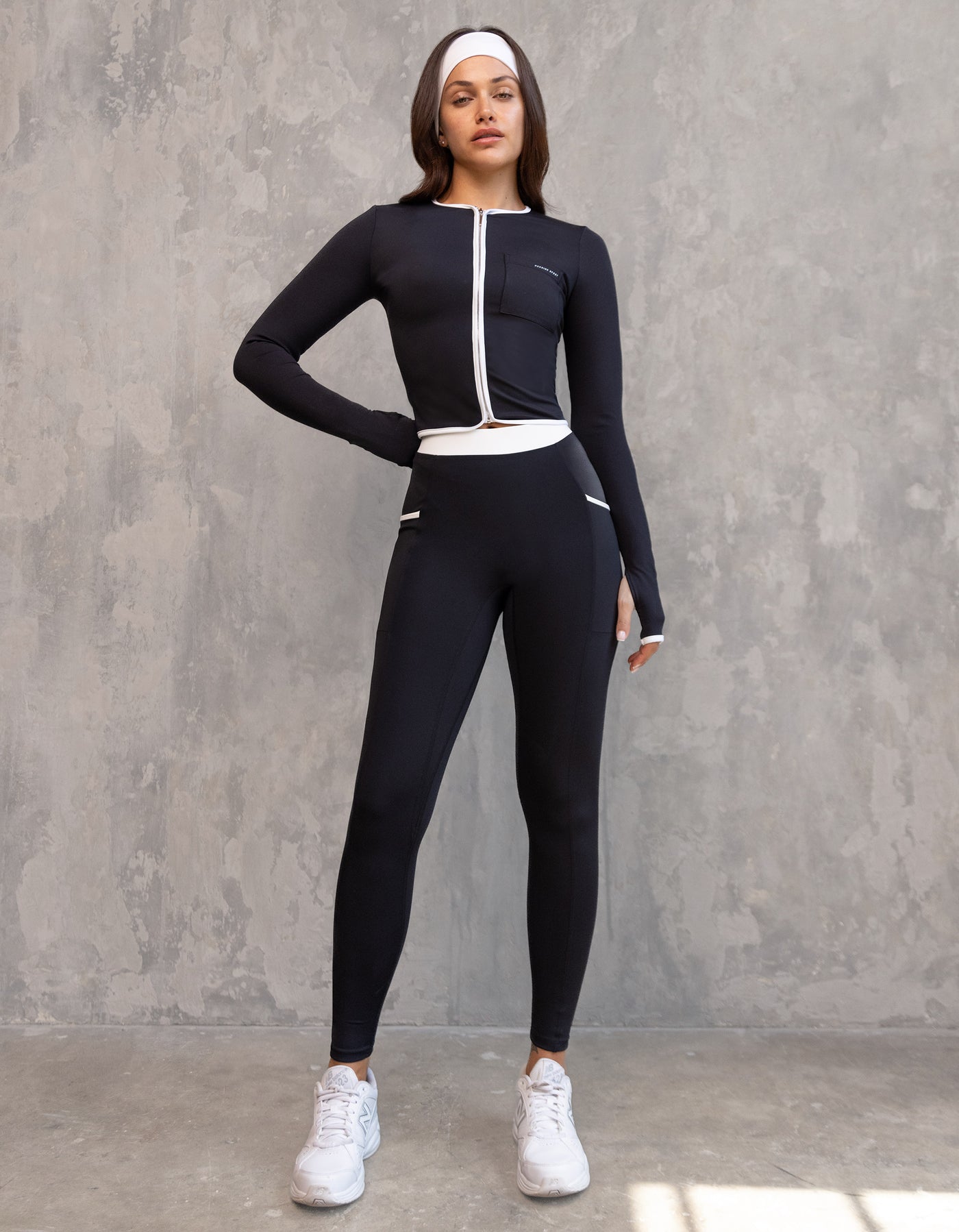 Skylar Jacket [Black/White]