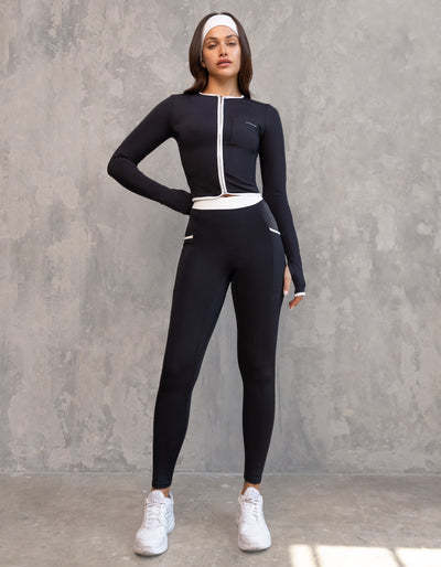Skylar Jacket [Black/White]