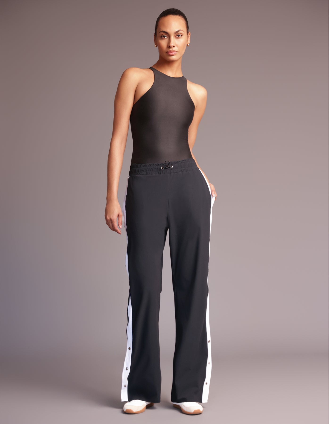 ALBA PANTS [Black with White]