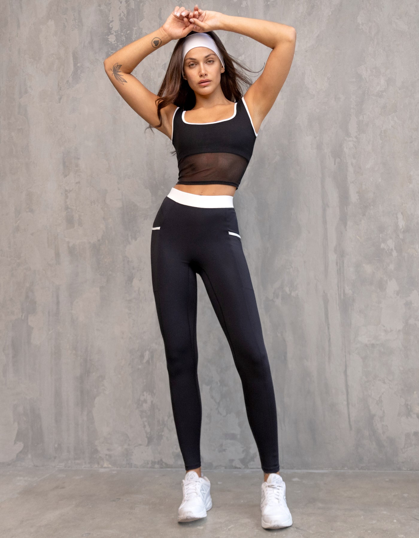 Skylar Legging [Black/White]